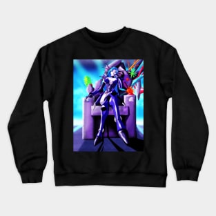 Aquarius on a Sea Throne Crewneck Sweatshirt